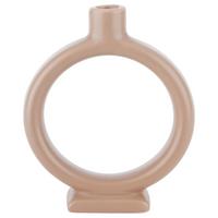 Gyertyatartó Valongo - barna, Basics, kerámia (10,5/14/4,5cm) - Modern Living