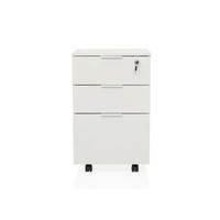 Predalnik Na Kolescih Davik, Bela - bela, Moderno, kovina/umetna masa (41,5/66/40cm) - MID.YOU