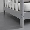 Kinderbett Massivholz, grau/weiß "Adelia" - Naturfarben/Weiß, MODERN, Holz (140/70cm) - Bessagi Kids