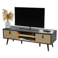 Tv-szekrény Chelsea - faalapú anyag/textil (120/40/40cm)