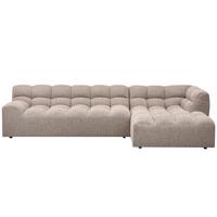 ECKSOFA Allure Braun S: 324x165cm - Schwarz/Braun, Design, Kunststoff/Textil (324/165cm) - Livetastic
