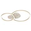 LED-TAKLAMPA CHARLES - champagne, Basics, metall/plast (50/33/6.8cm)