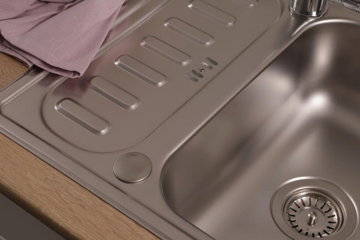 Pomivalno Korito Respekta, 61x50cm - barve nerjavečega jekla, Basics, kovina (61,5/17,5/50cm) - Respekta