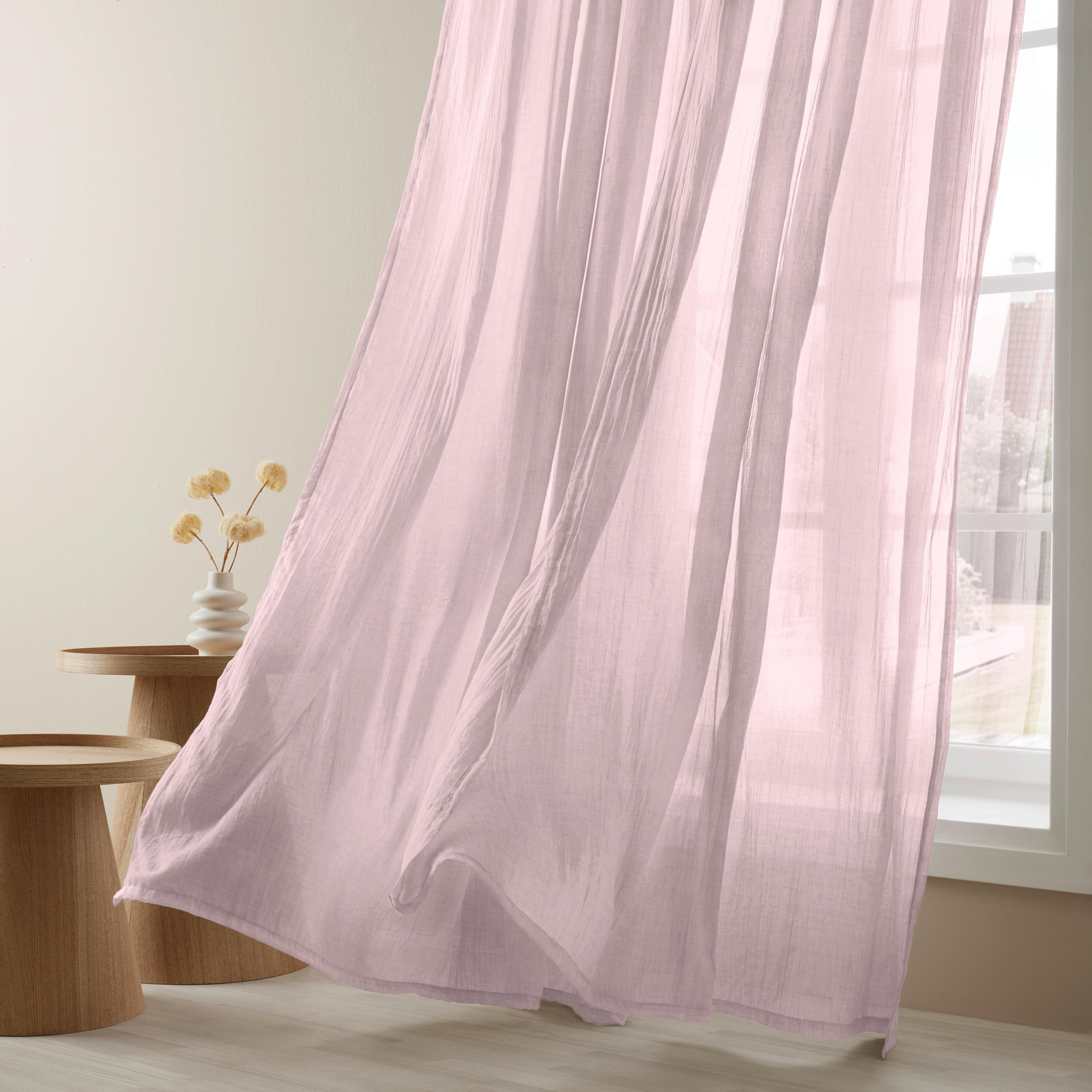 GARDINLÄNGD RAMONA -TOP- - syrén, Modern, textil (135/245cm) - Modern Living