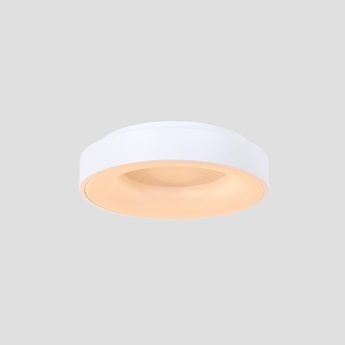 LAMPA SUFITOWA LED 2562W RINGLEDE - biały, Basics, tworzywo sztuczne/metal (38/9cm)
