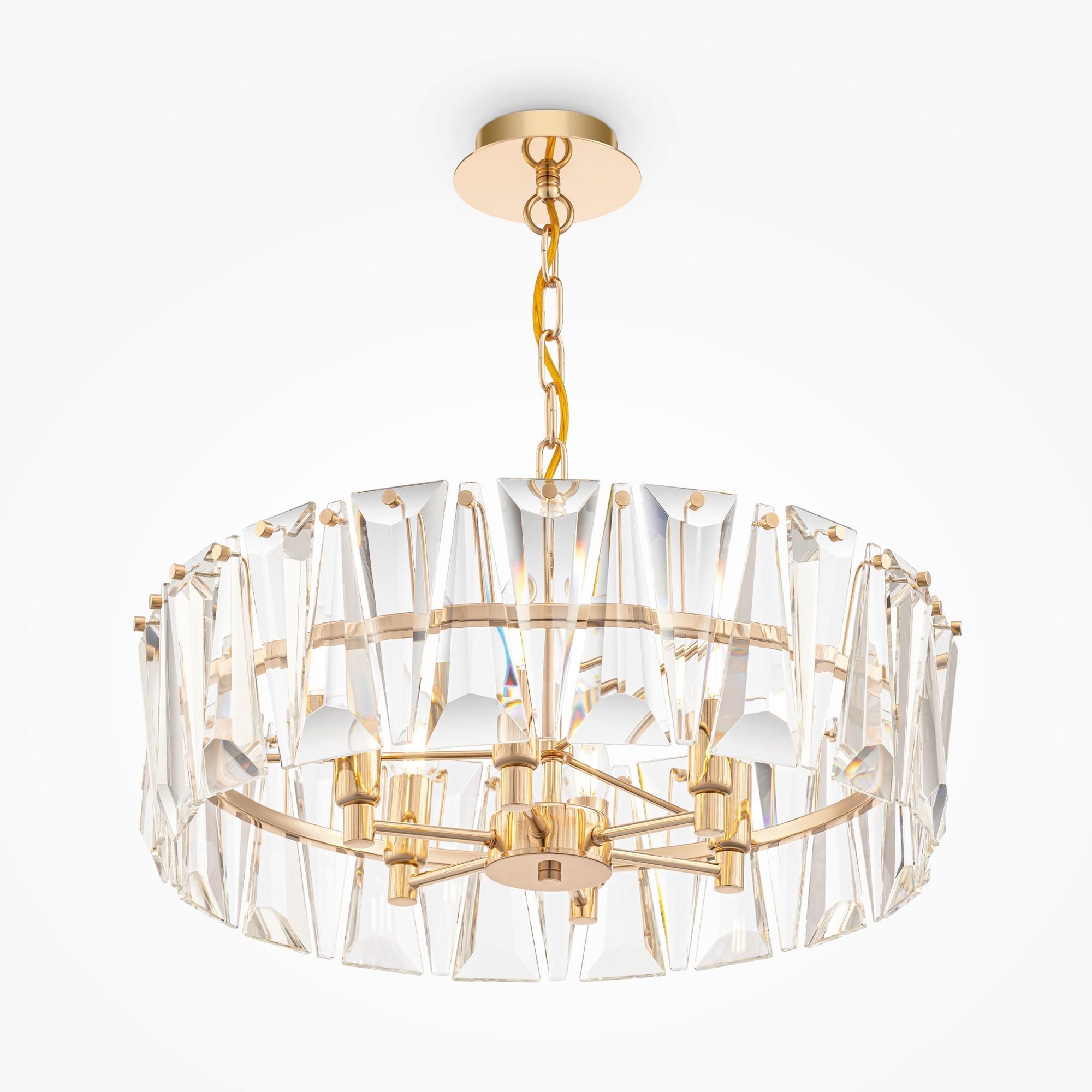 Pendelleuchte Puntes Goldfarben max. 60 Watt - Goldfarben, Trend, Metall (51,7/23,8/51,7cm) - MAYTONI