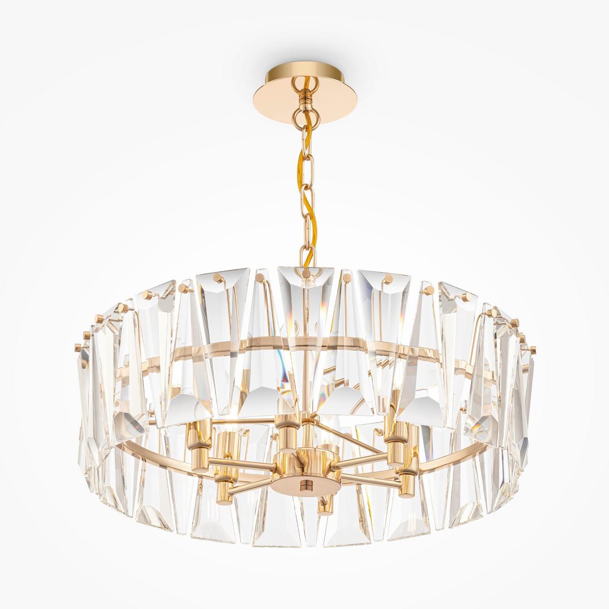 Pendelleuchte Puntes Goldfarben max. 60 Watt - Goldfarben, Trend, Metall (51,7/23,8/51,7cm) - MAYTONI