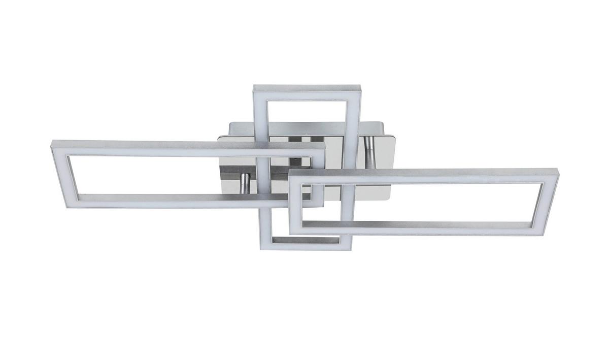 Stropna Led-svetilka Omie - barve kroma/srebrne barve, Moderno, kovina/umetna masa (63,5/34/8cm) - Mömax