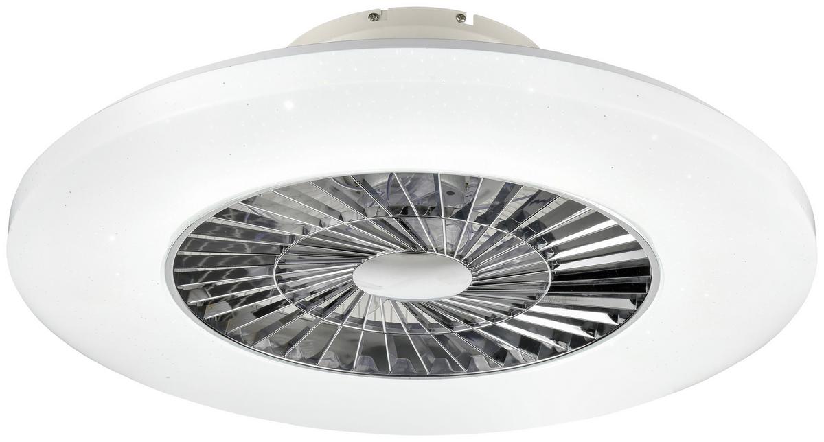Ventilator de plafon Luftiku - alb, Konventionell, plastic (59/19,5cm) - Premium Living