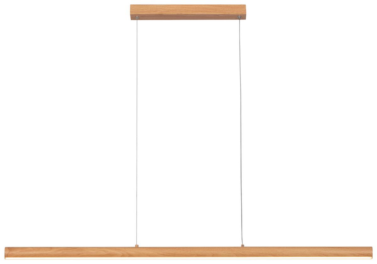 LAMPA WISZĄCA LED ZÜRICH - kolor naturalny, Trend, tworzywo sztuczne/metal (120/6/120cm) - Novel