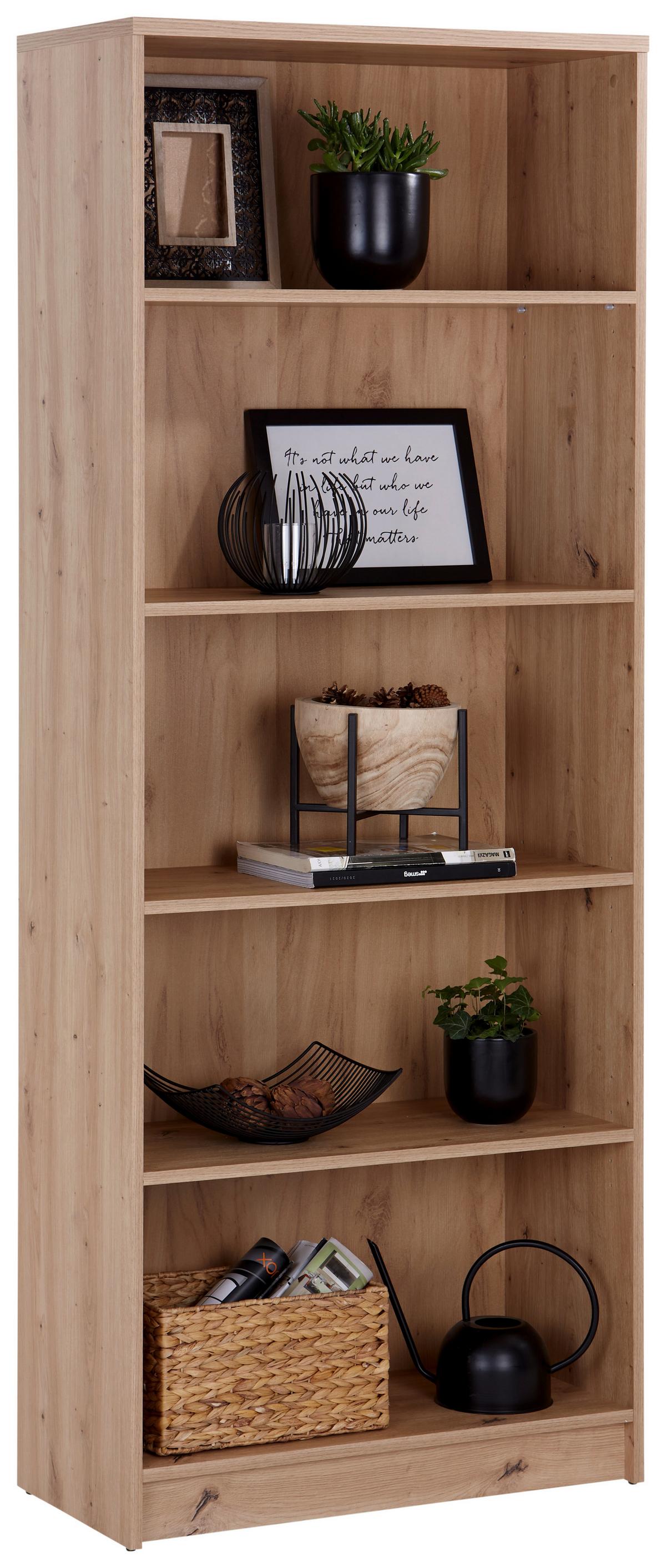 Regal 4-you New Yur03, Barva Hrasta - hrast artisan, Moderno, les (74/189,5/35,2cm) - Mömax