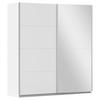 Ormar S Kliznim Vratima Subito - bijela/boje aluminija, Moderno, drvni materijal/metal (181/197/61cm) - Modern Living