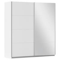 Ormar S Kliznim Vratima Subito - bijela/boje aluminija, Moderno, drvni materijal/metal (181/197/61cm) - Modern Living