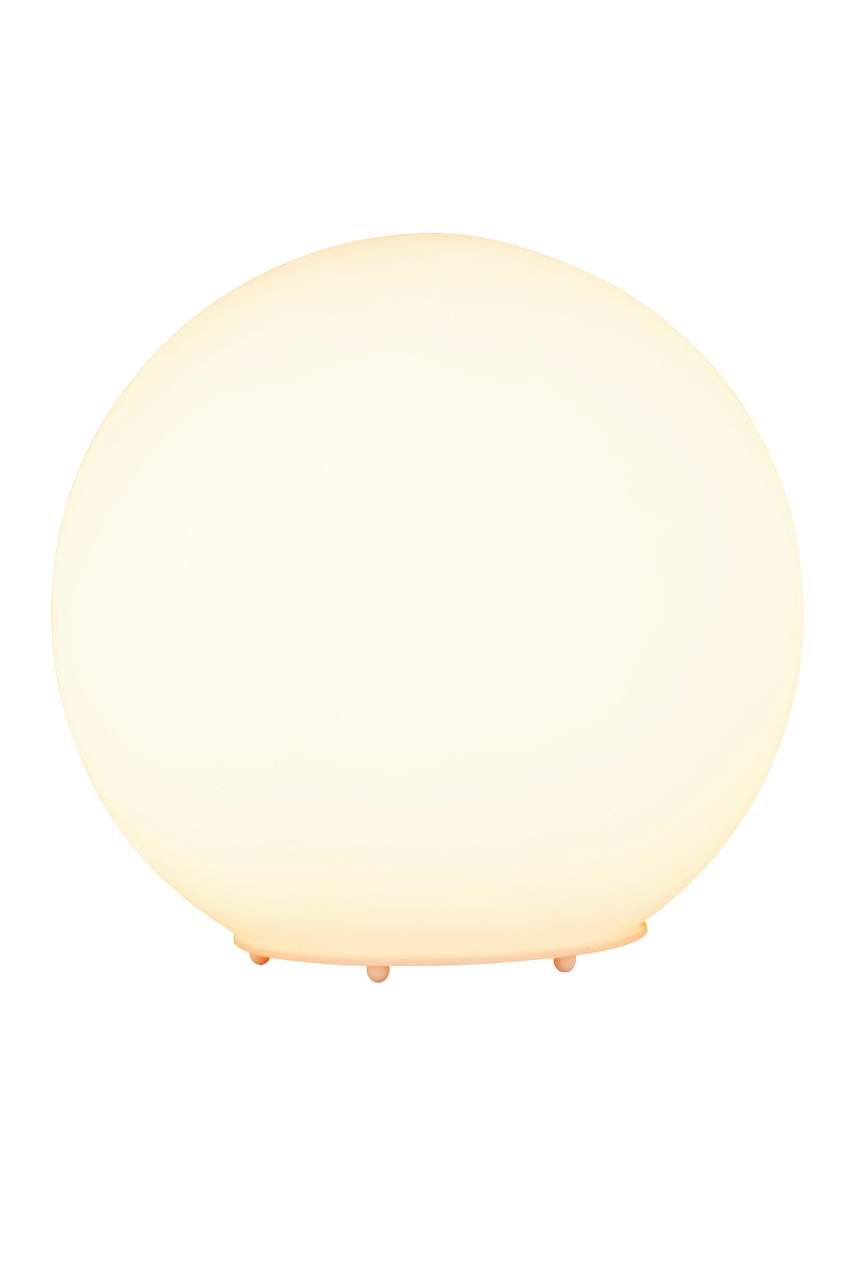 LAMPA STOŁOWA OAKLAND *SBN* - biały, Basics, tworzywo sztuczne/szkło (20cm) - Novel