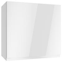 Küchenoberschrank Monza ca. 60x57 cm Weiß - Weiß Hochglanz/Weiß, LIFESTYLE, Holzwerkstoff (60/57/34cm) - Held