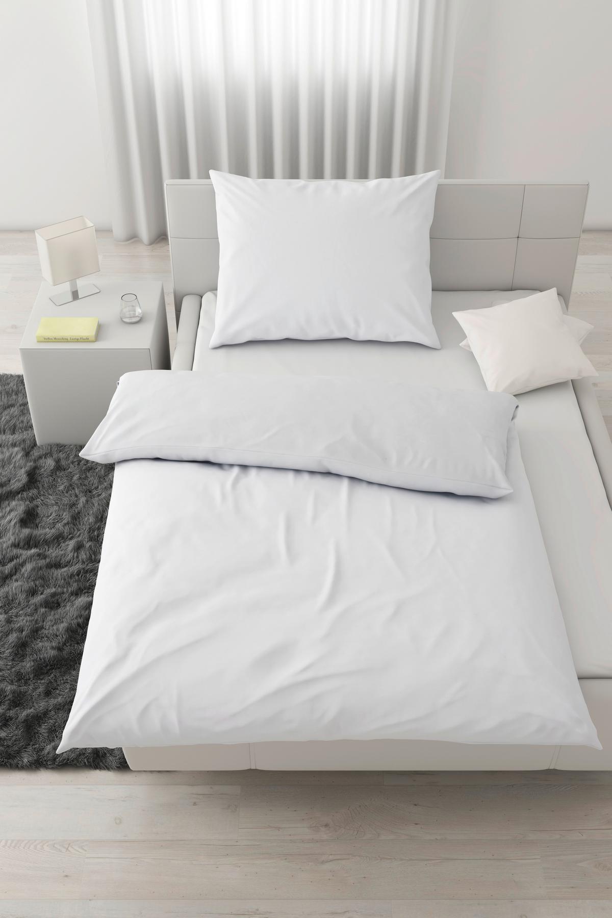 BETTWÄSCHESET ILVY - Weiss, Modern, Textil (160/210cm) - Modern Living