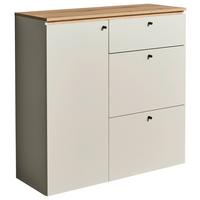 Omara Za Čevlje Lime, Kašmir, Barva Hrasta - črna/kašmir, Trend, umetna masa/leseni material (102/100/38cm) - Livetastic