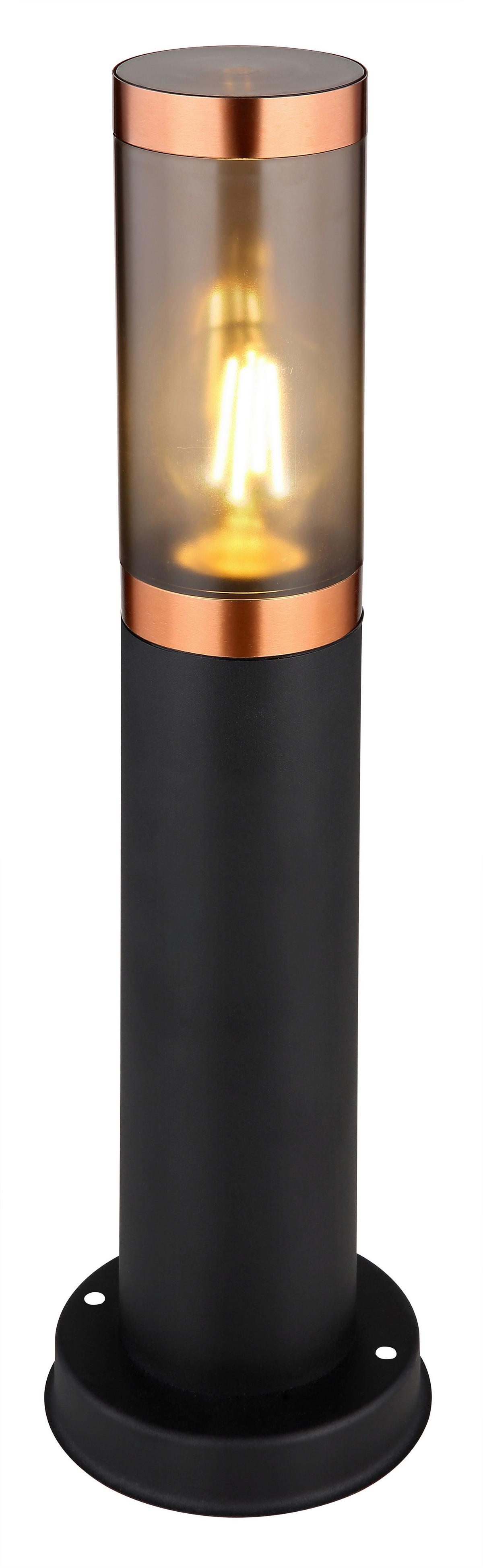 Zunanja Svetilka 3158bc Boston - črna/barve bakra, Design, kovina/umetna masa (12,7/45cm) - Globo