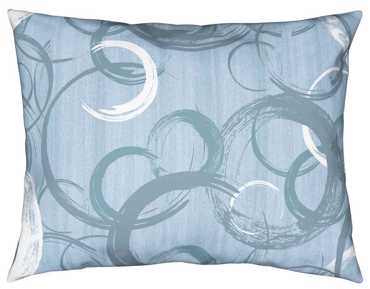 Bettwäsche New Circles Blau ca. 140x200cm - Blau, Textil (140/200cm) - Modern Living