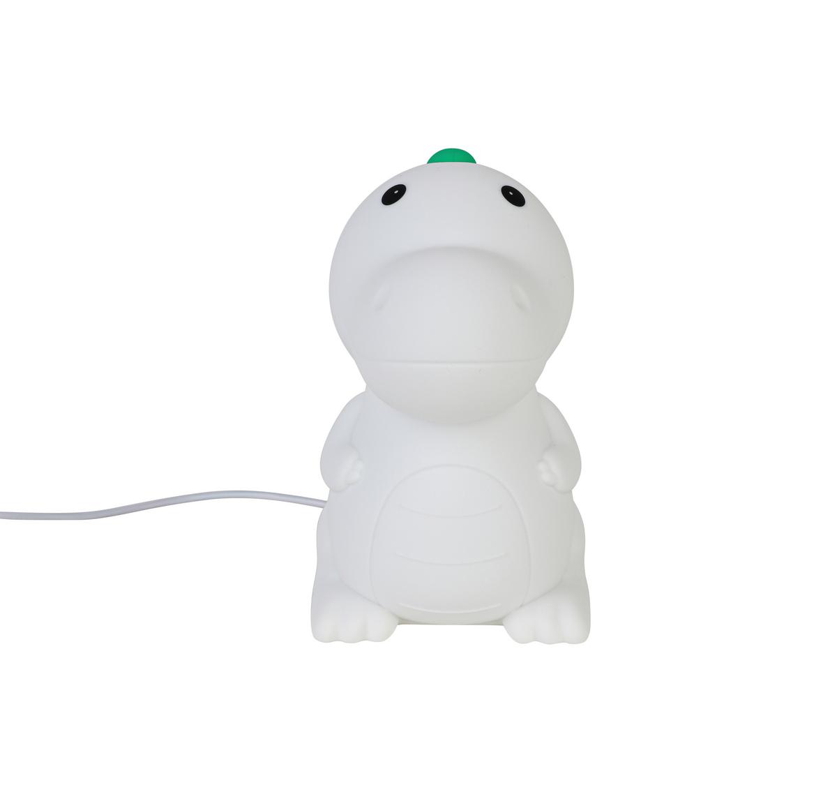 Nočna Lučka Dino - bela, Moderno, umetna masa (8,5/13,8/13,5cm) - Mömax