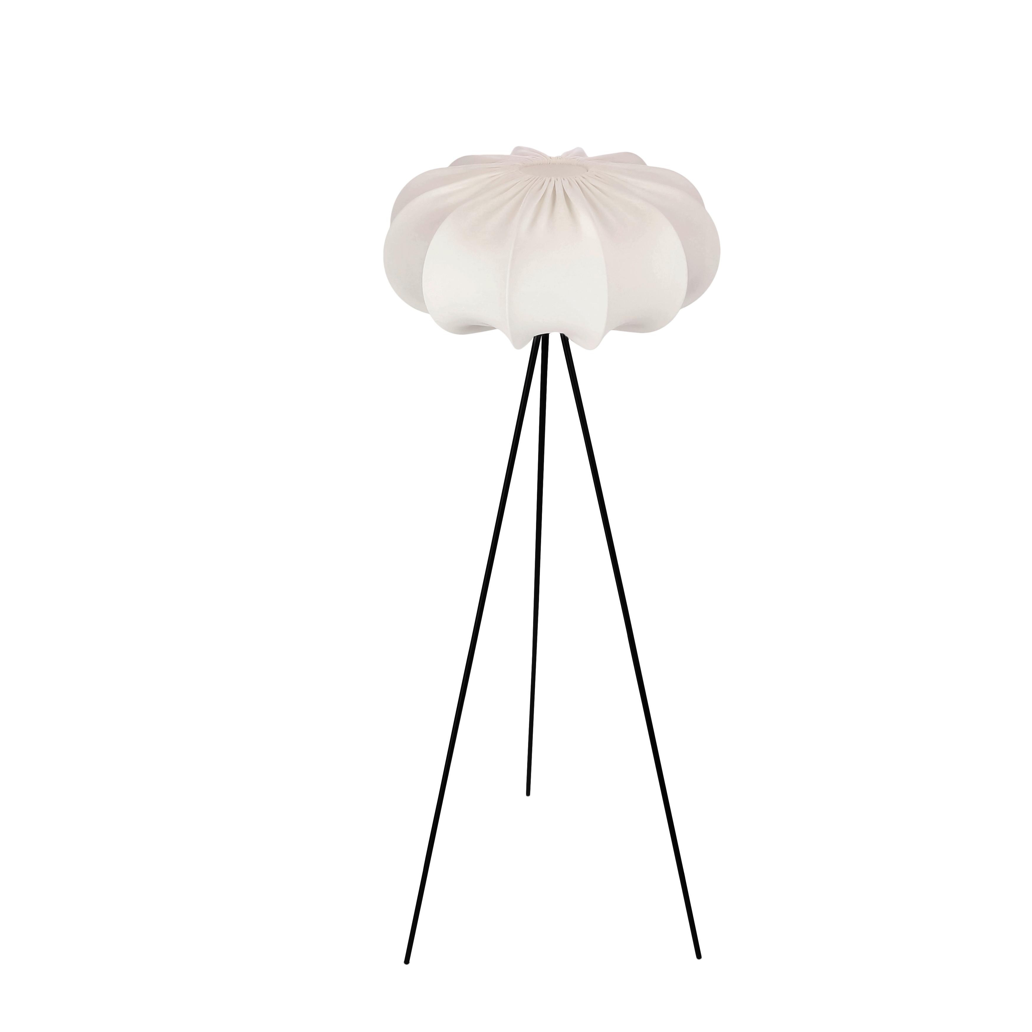 Podna Svjetiljka Cafe - svijetlo smeđa/crna, Konvencionalno, metal/plastika (52/52/0cm)
