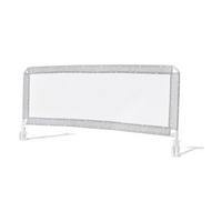 BRAMKA CHRONNA DO ŁÓŻECZKA BASIC - biały/szary, Basics, metal/tkanina (135/60cm) - My Baby Lou