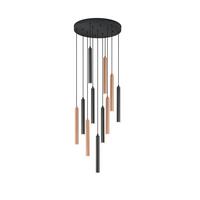 LAMPA WISZĄCA LED CALINA MR32169132 - czarny/biały, Design, tworzywo sztuczne/metal (40/150cm) - Musterring