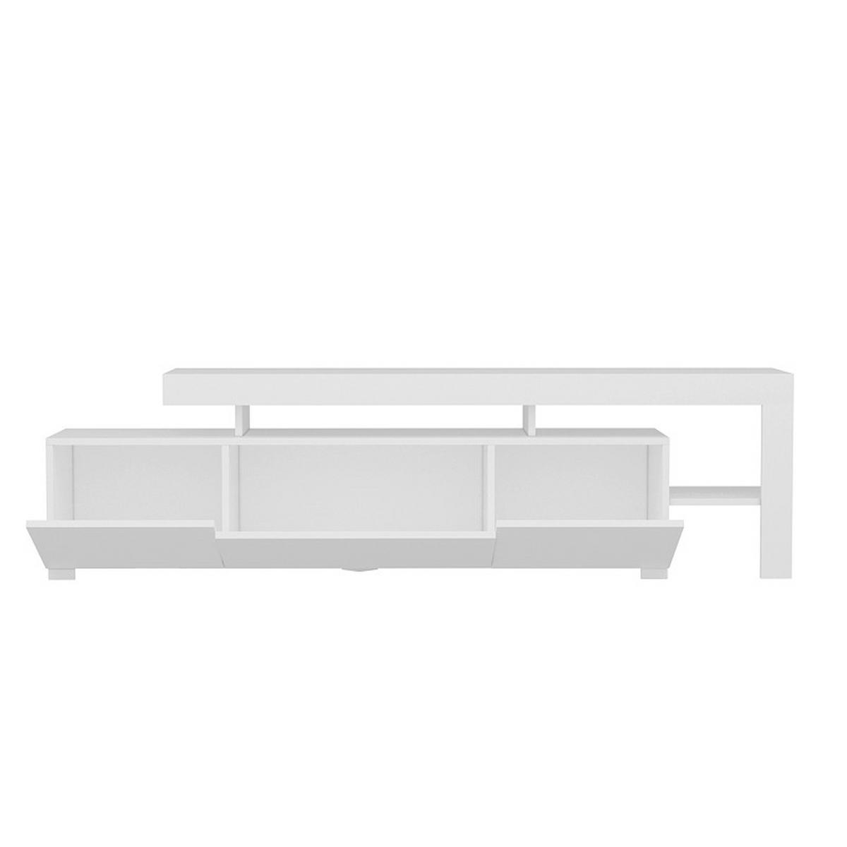 LOWBOARD BELIZ TV-SCHRANK - Weiss, Design, Holzwerkstoff (192/53/37cm) - Livetastic