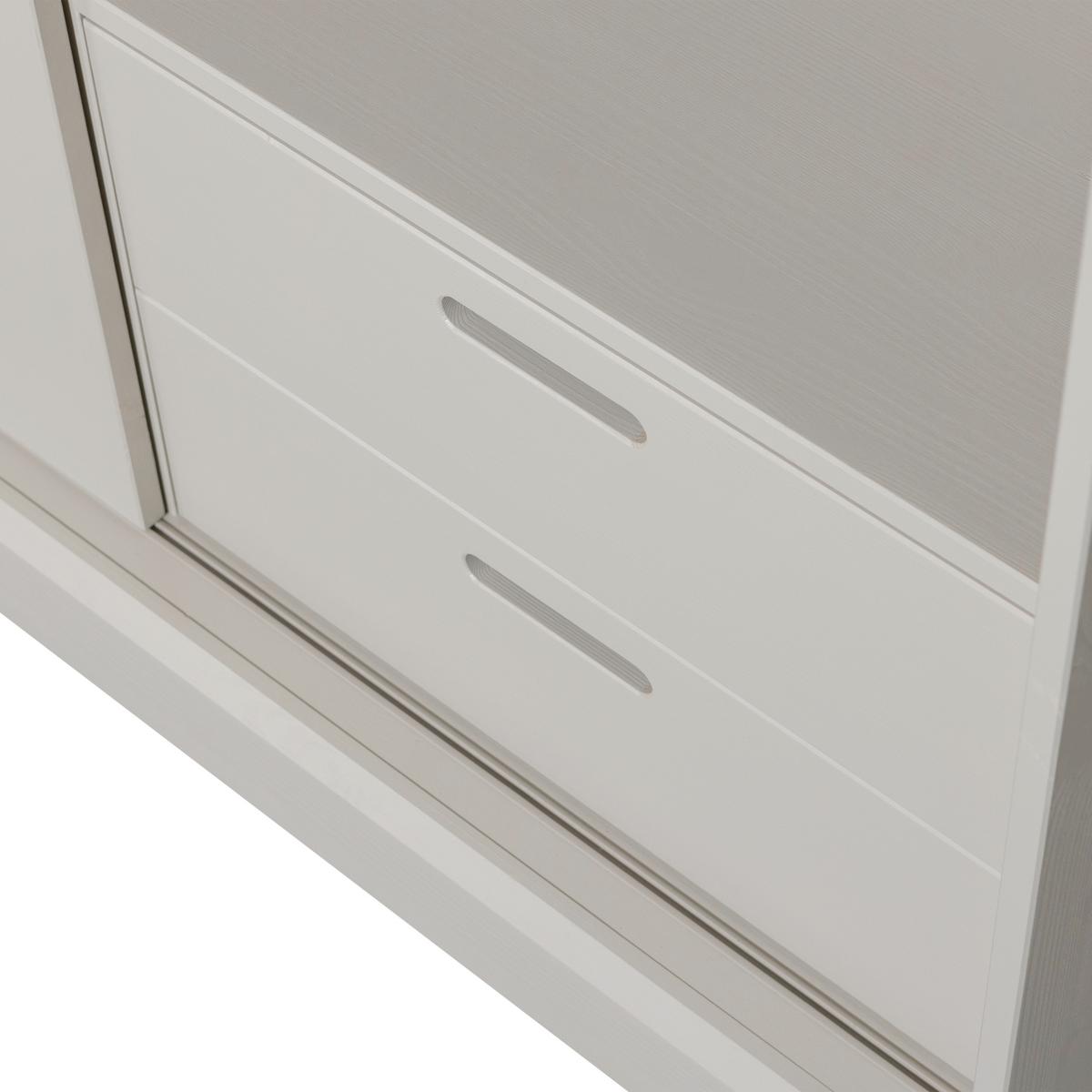 Schiebetürenschrank Mila Grau - Grau, Design, Holz (120/200/42cm) - Livetastic