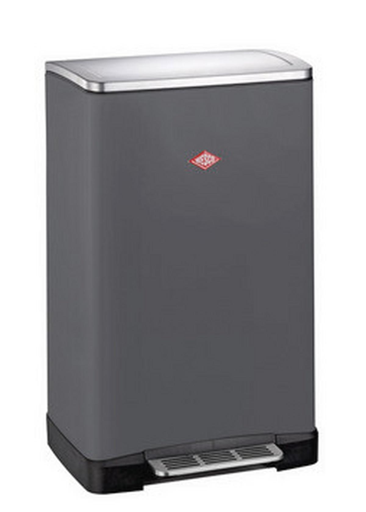 SORTOWNIK ODPADÓW 8011698 - czarny/kolor grafitowy, Konventionell, tworzywo sztuczne/metal (40,5/65/34,5cm) - Wesco