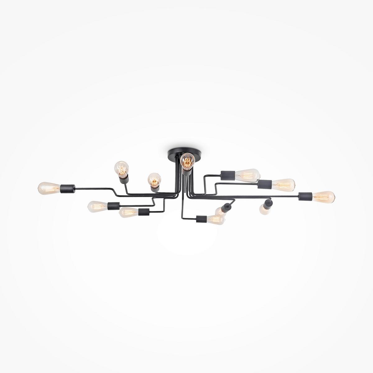 DECKENLEUCHTE GILBERT - Schwarz, Trend, Metall (123/88/22,7cm) - MAYTONI