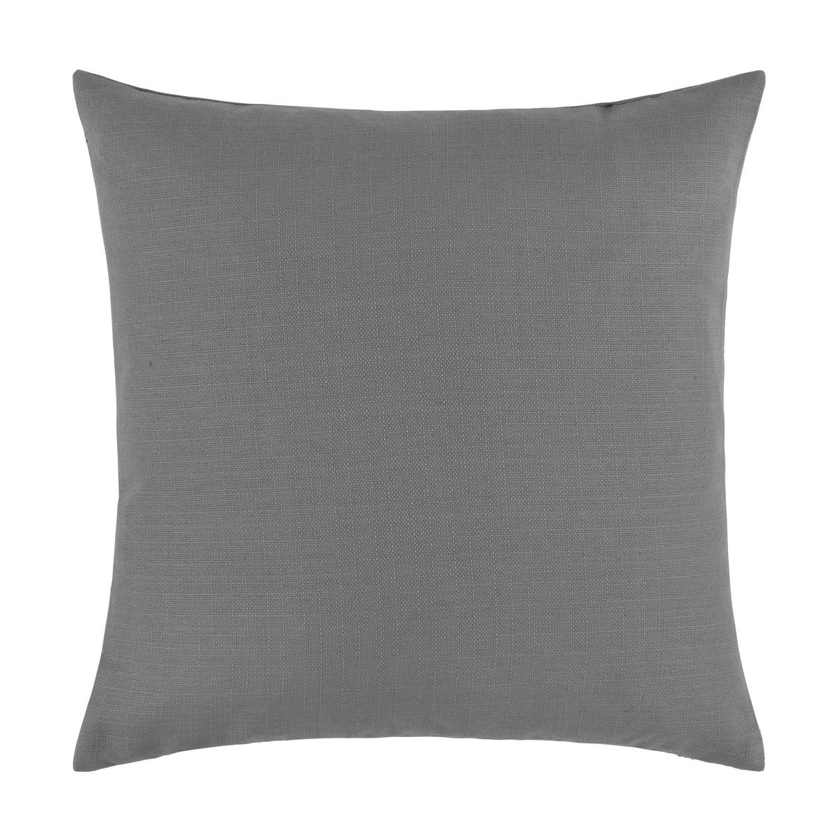 Díszpárnahuzat Malmö - olajkék/fekete, Konventionell, textil (45/45cm) - Modern Living