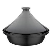 Lonec Za Dušenje Tajine Grey - siva/črna, Basics, kovina/keramika (30cm) - GSW