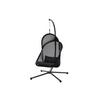 Hängesessel "Yobaya", Schwarz B/H/T 123/195/106 cm - Anthrazit/Schwarz, KONVENTIONELL, Kunststoff/Textil (123/195/106cm) - Siena Garden