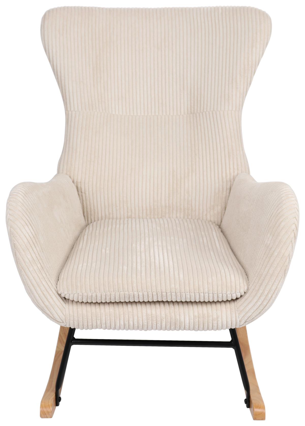 Gugalni Fotelj Granny, Krem Barva - krem barve/naravne barve, Moderno, kovina/tekstil (67/92/85cm)