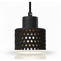Hängeleuchte Lace Schwarz max. 40 Watt - Schwarz, MODERN, Keramik (12cm) - Bessagi Home