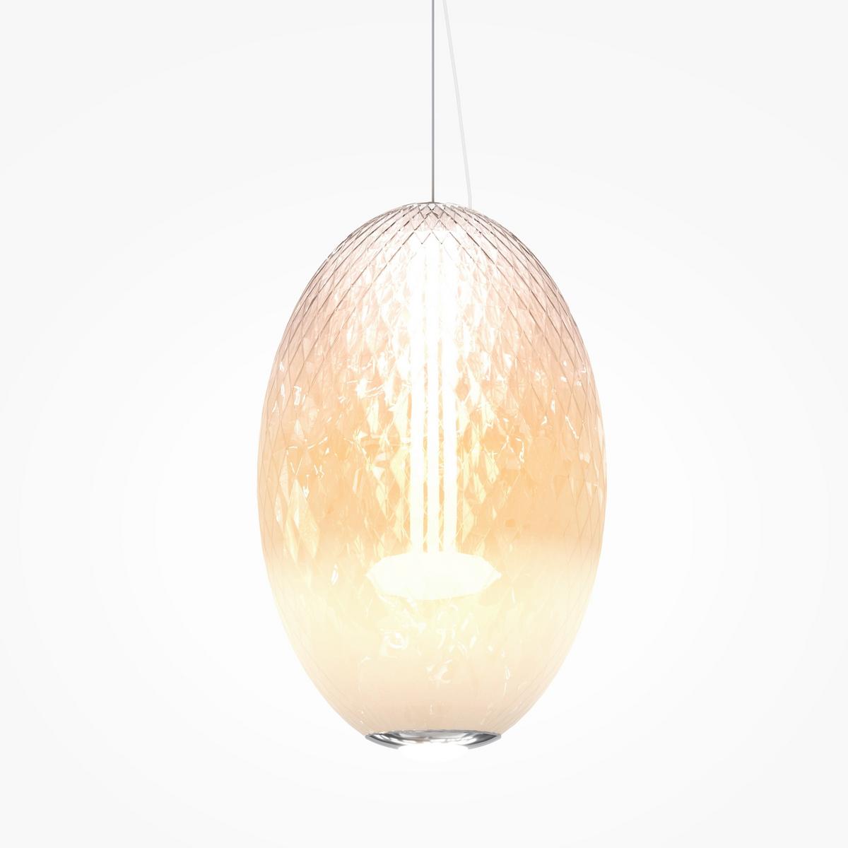Pendelleuchte Mod397pl-L19ch2.7k - Chromfarben, Design, Metall (25/345cm) - MAYTONI