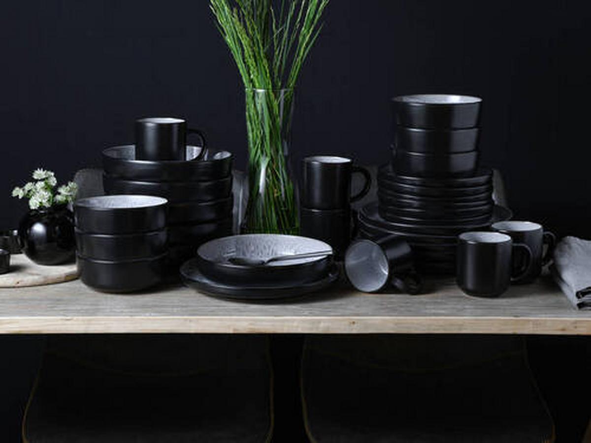 Kombinirani Servis Nordic Fjord Frost, 30-Delni - svetlo siva, Trend, keramika - Creatable