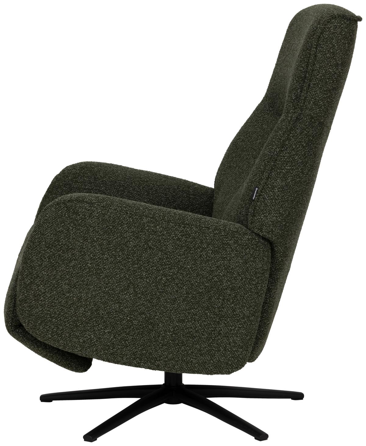 Počivalnik Snooze, Temno Zelena - črna/temno zelena, Design, kovina/tekstil (77/112/86cm) - Livetastic