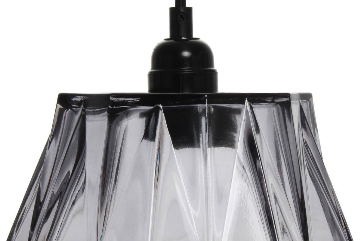 Hängeleuchte Hängelampe Aurea - Grau, Trend, Glas (19/19/19cm) - Kayoom