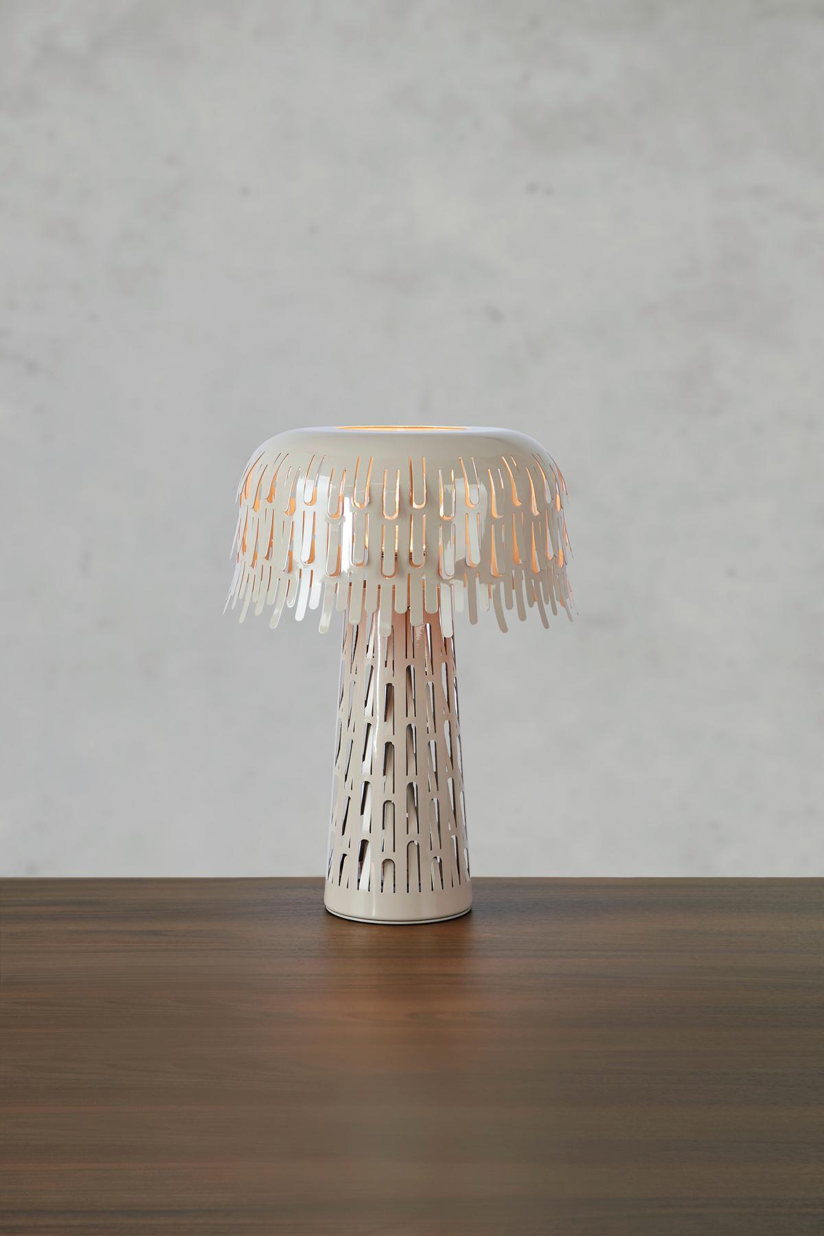 Tischleuchte Verbera Table max. 40 Watt - Greige, Design, Metall (26,5/26,5/38cm) - MAYTONI