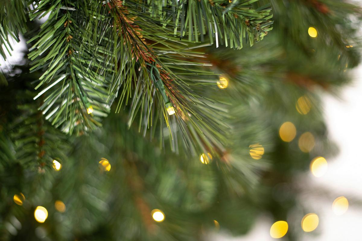 Weihnachtsbaum Mesa Grün H: ca. 180cm - Grün, Basics, Kunststoff (180cm)