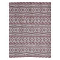 FLACHWEBETEPPICH SUNNY 210 PINK 80CM X 150CM - Pink, Design, Textil (80/150cm) - Kayoom