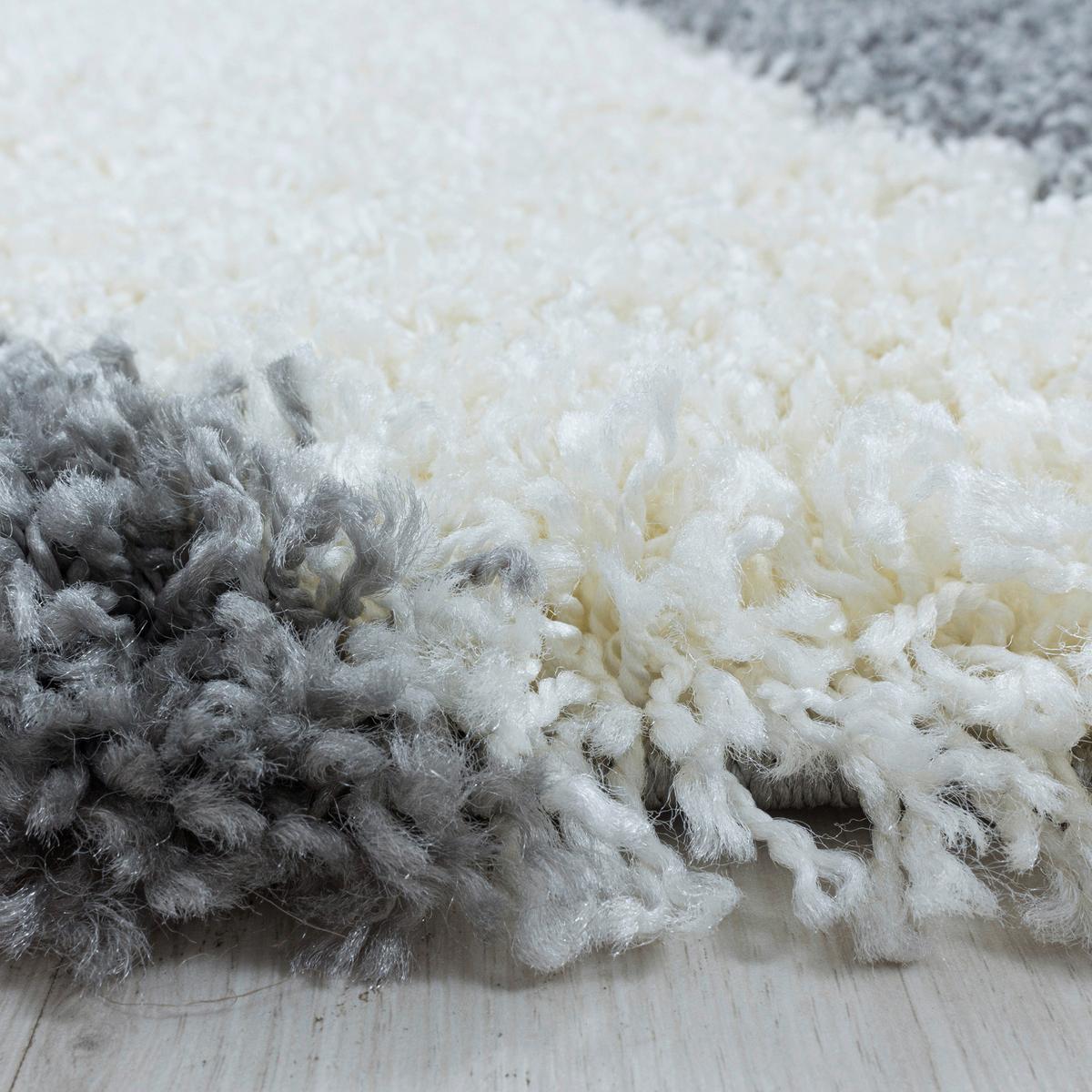 Hochflorteppich Tango Grau ca. 240x340cm - Grau, Design, Textil (240/340cm)
