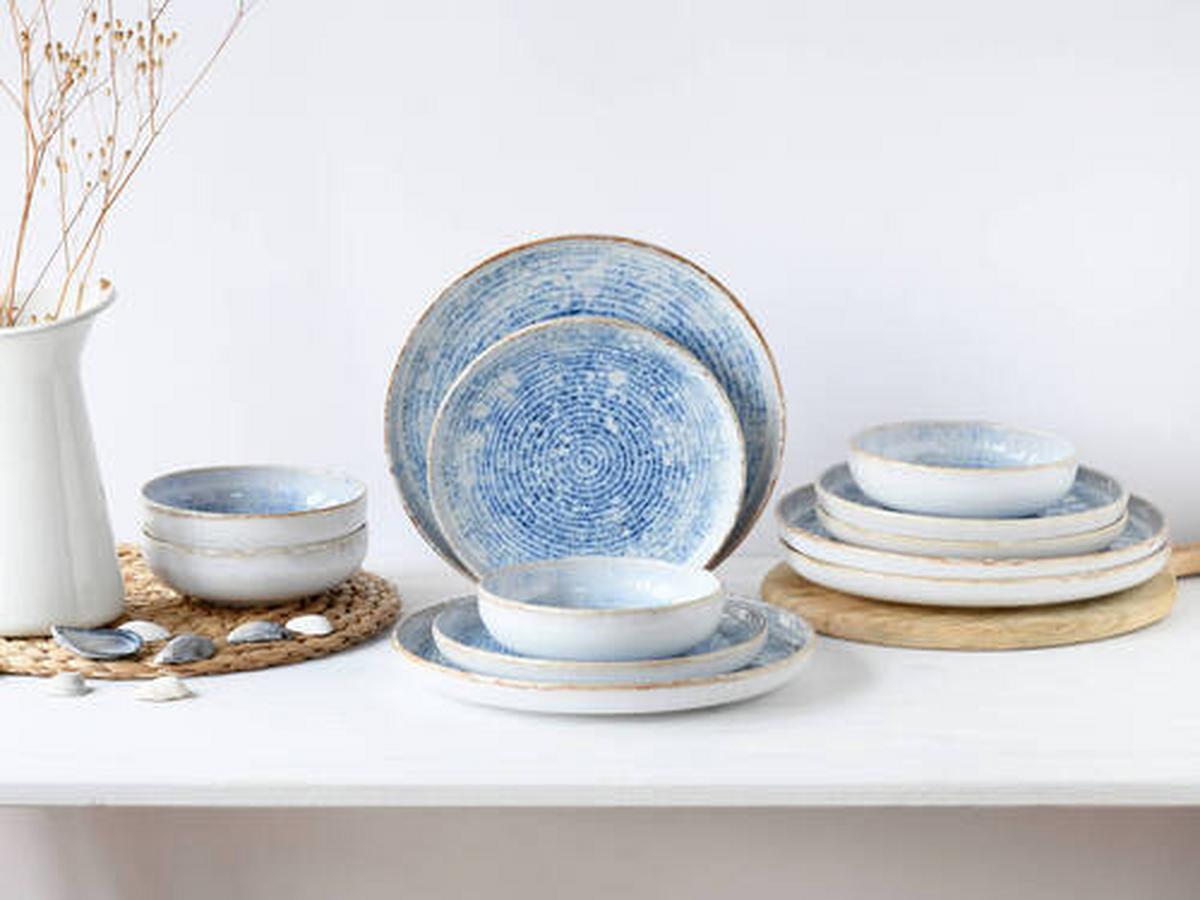 Jedilni Servis Uno Mykonos, 12-Delni - večbarvno, Trend, keramika - Creatable