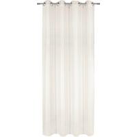 ZASŁONA NA PRZELOTKACH UNI VOILE - kolor naturalny, Basics, tkanina (140/245cm) - Boxxx