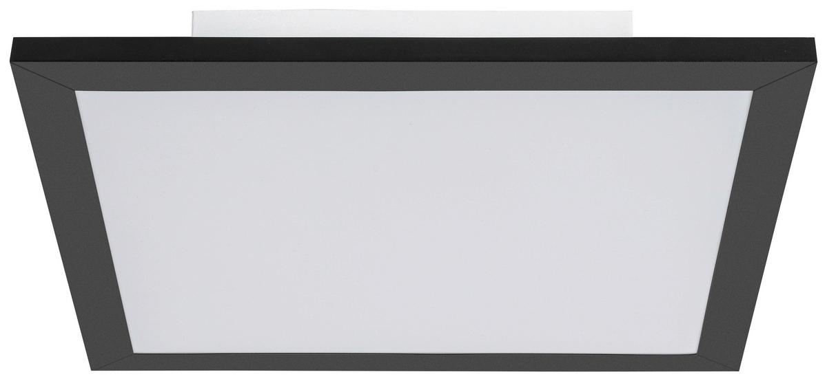 LAMPA SUFITOWA LED JUO - czarny/biały, Modern, tworzywo sztuczne/metal (30/30/5,5cm) - Mömax
