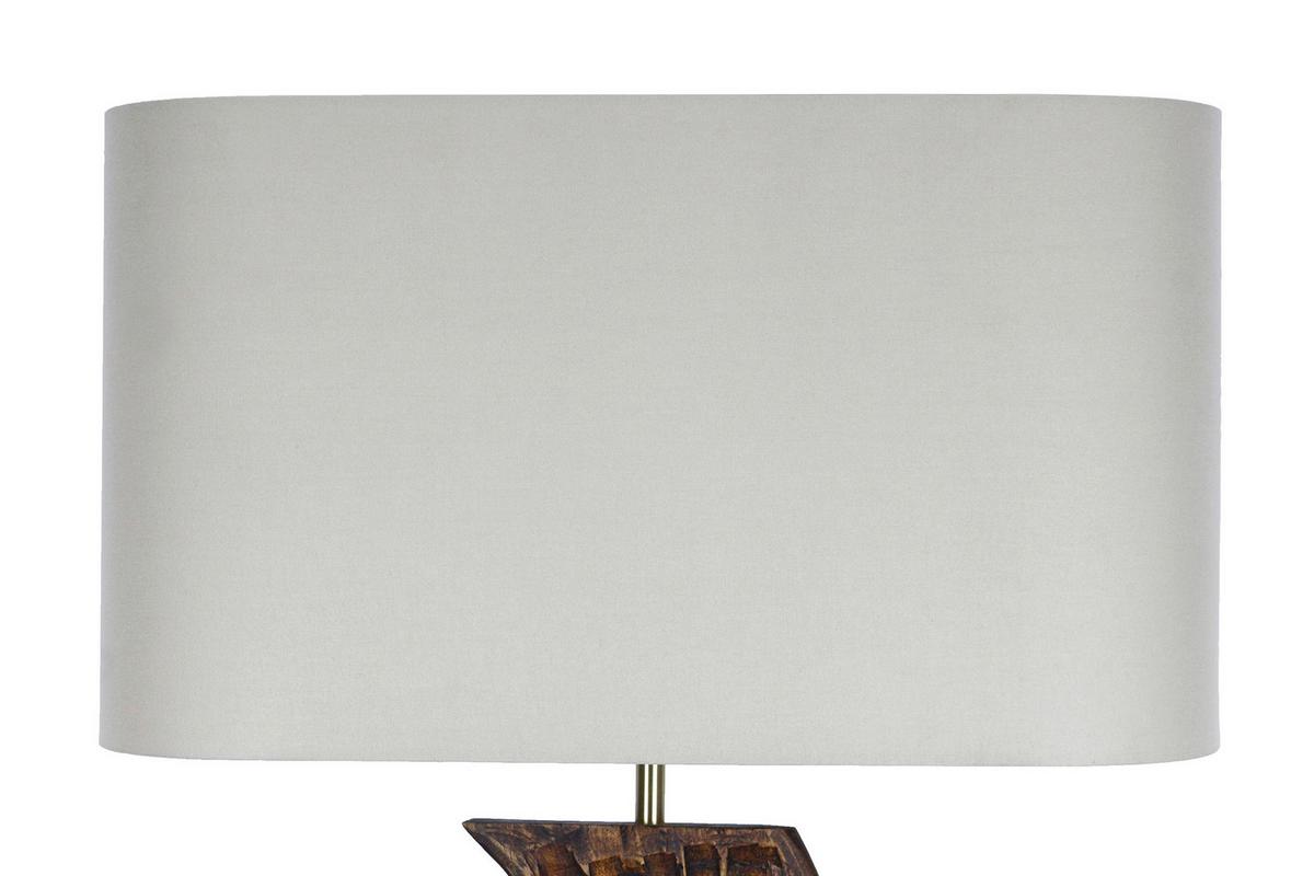 Stoječa Svetilka Acacia - črna/bela, Design, kovina/tekstil (40/171/20cm) - P & B