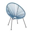 Vrtni Stol Uno - modra/črna, kovina/umetna masa (72/88/77cm) - Mömax modern living Vrtni Stol Uno - modra/črna, kovina/umetna masa (72/88/77cm) - Mömax modern living
