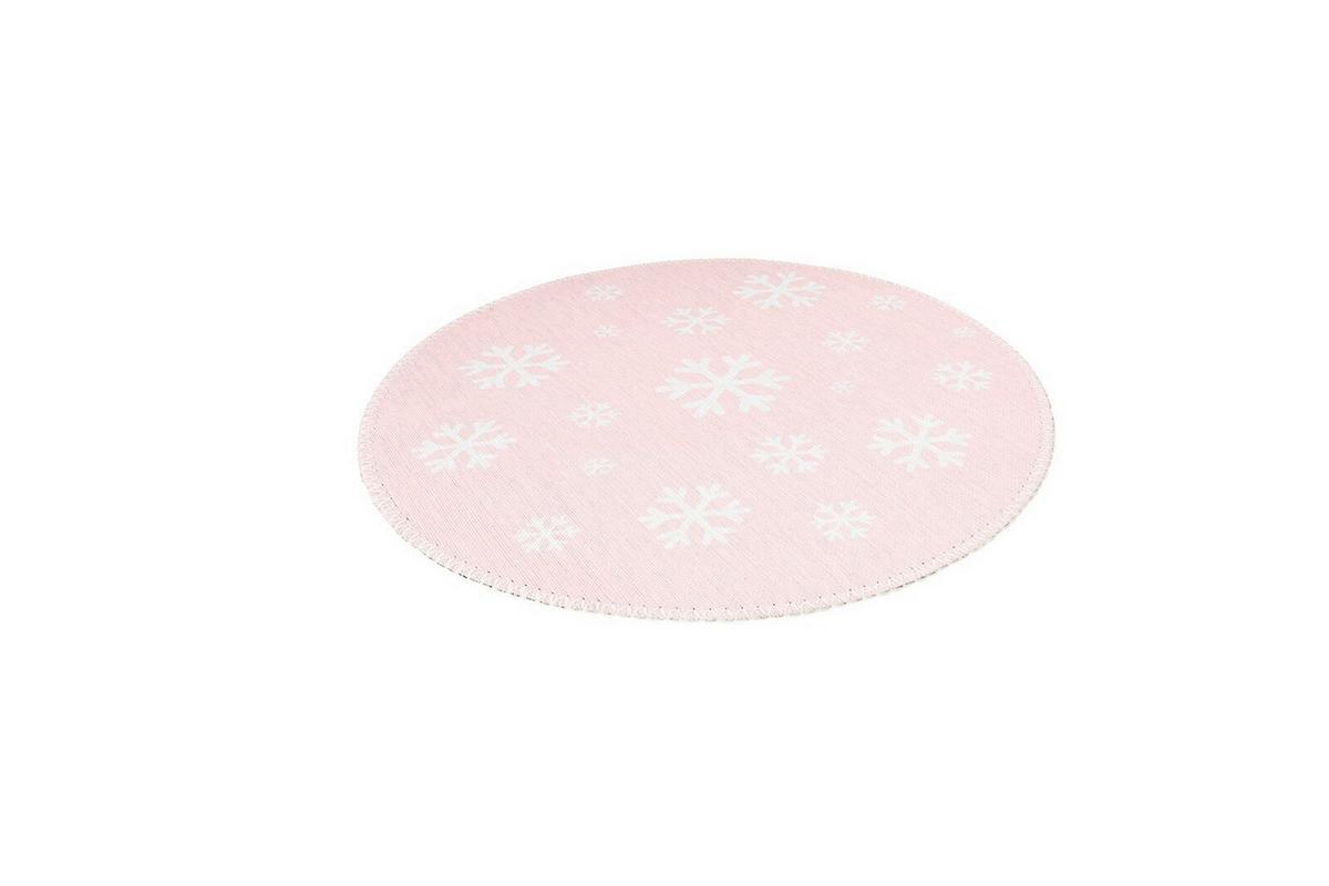 Kinderteppich Bambini 400 Rosa - Weiss/Rosa, Basics, Textil (160cm) - Kayoom